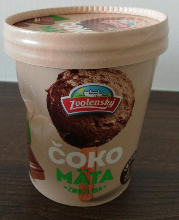 Fotografie - Zvolenský čoko mäta zmrzlina