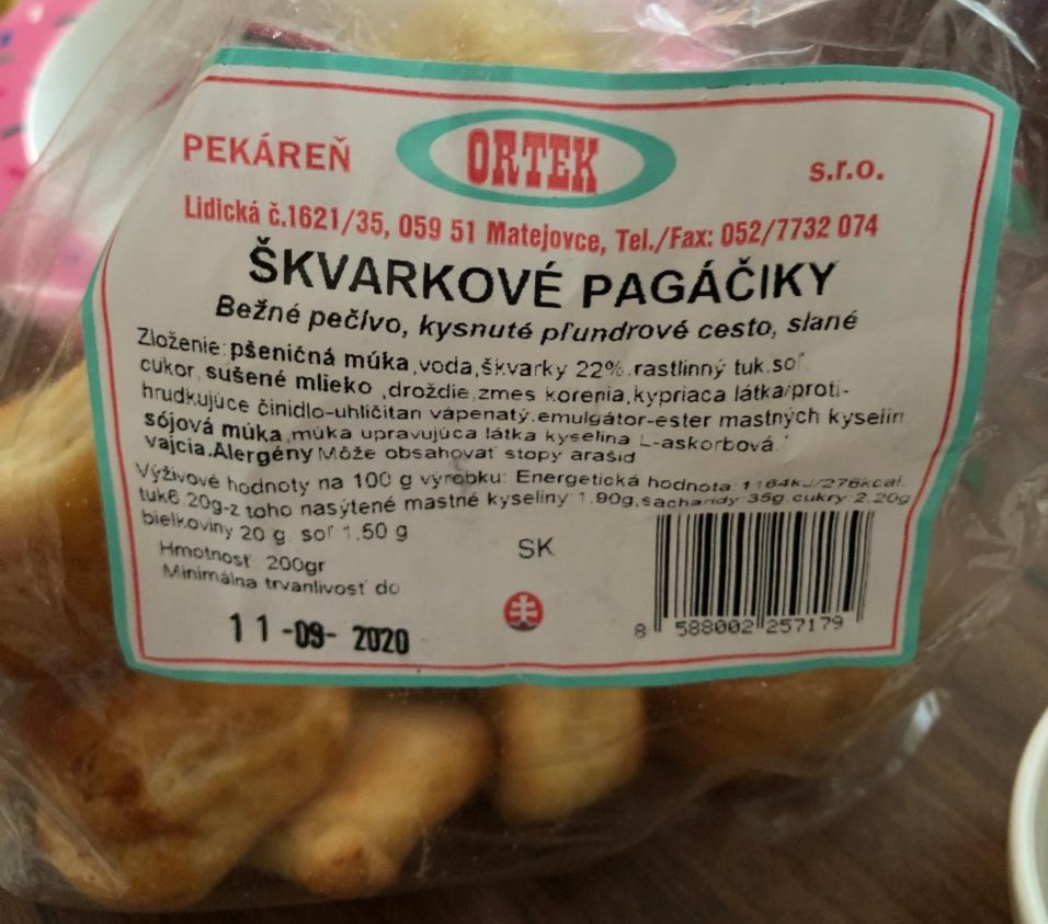 Fotografie - skvarkove pagaciky ortek