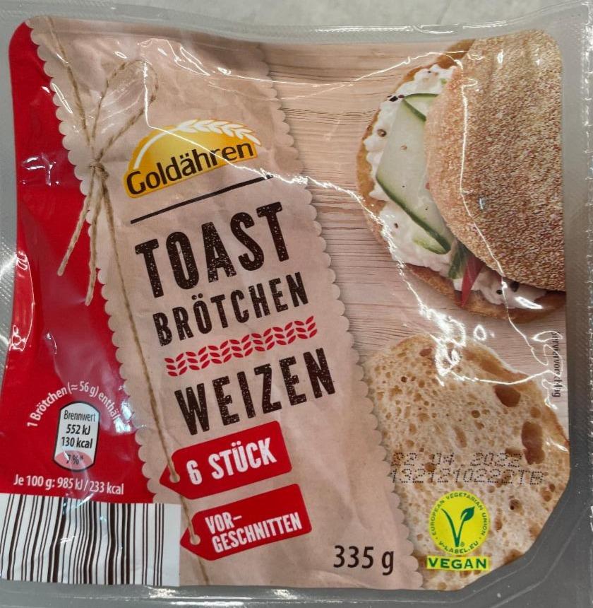 Fotografie - Toastbrötchen Weizen Goldähren