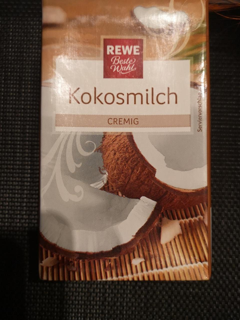 Fotografie - Kokosmilch cremig Rewe