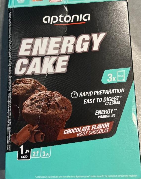 Fotografie - Energy Cake Chocolate flavor Aptonia