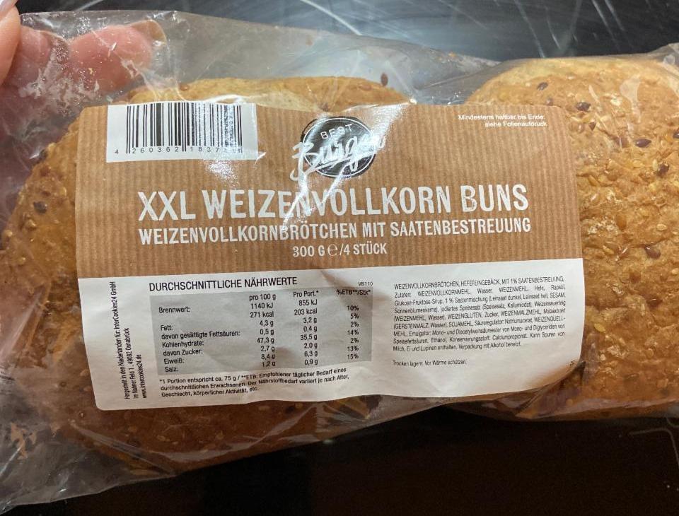 Fotografie - XXL weizenvollkorn buns