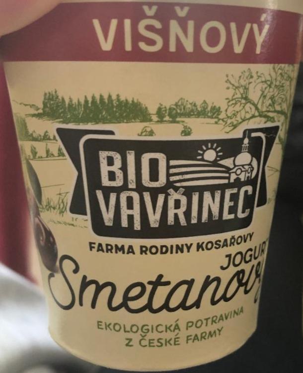 Fotografie - Višňový smetanový jogurt Bio Vavřinec
