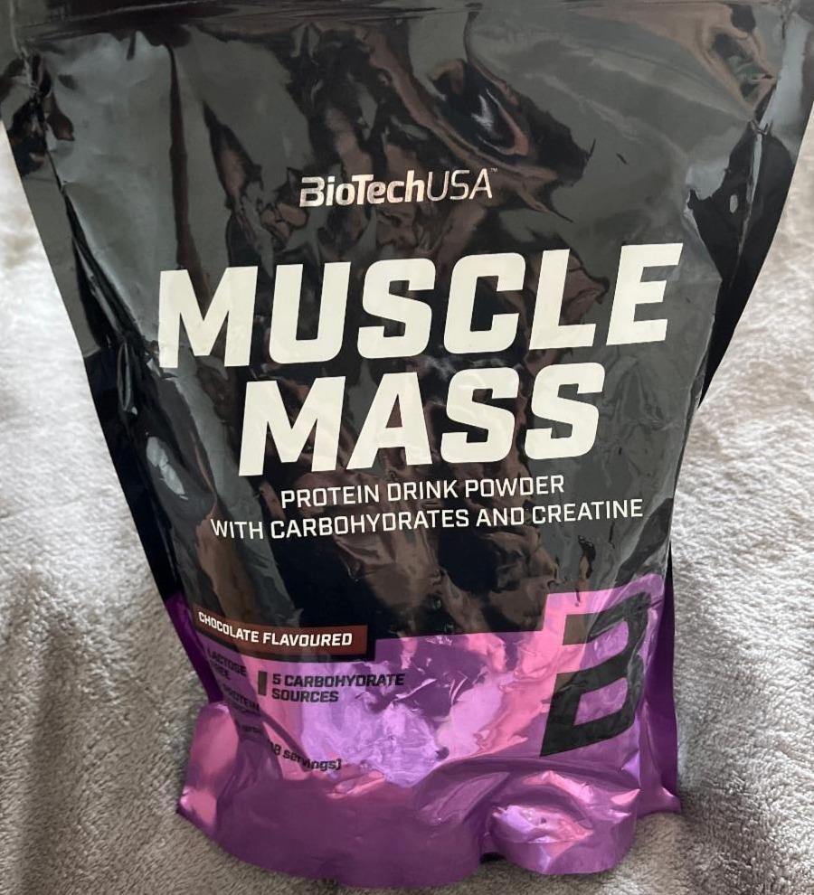 Fotografie - Muscle Mass protein drink powder Chocolate BioTechUSA