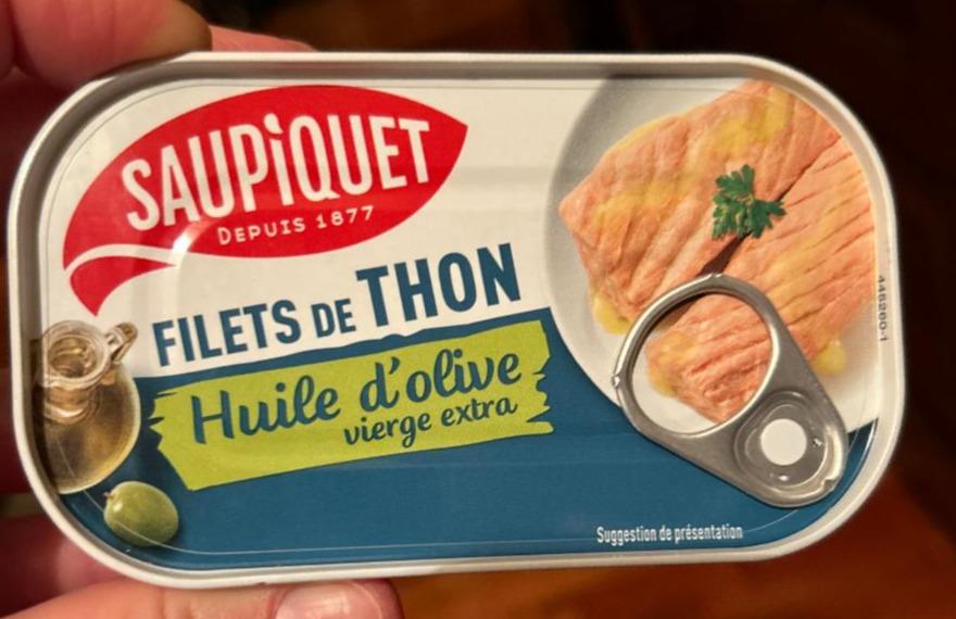 Fotografie - Filets De Thon Huile d'olive Saupiquet