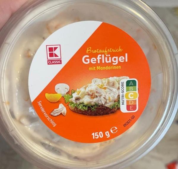 Fotografie - Brotaufstrich Geflügel mit Mandarinen K-Classic