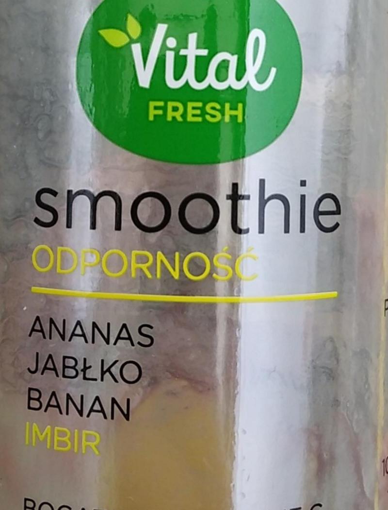 Fotografie - Smoothie odporność ananas jabłko banan imbir Vital Fresh