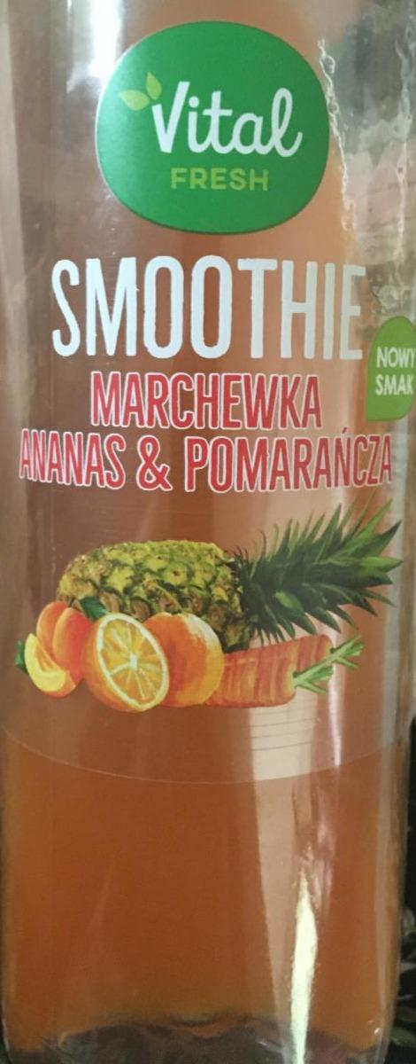 Fotografie - Smoothie marchewka ananas a pomarancza