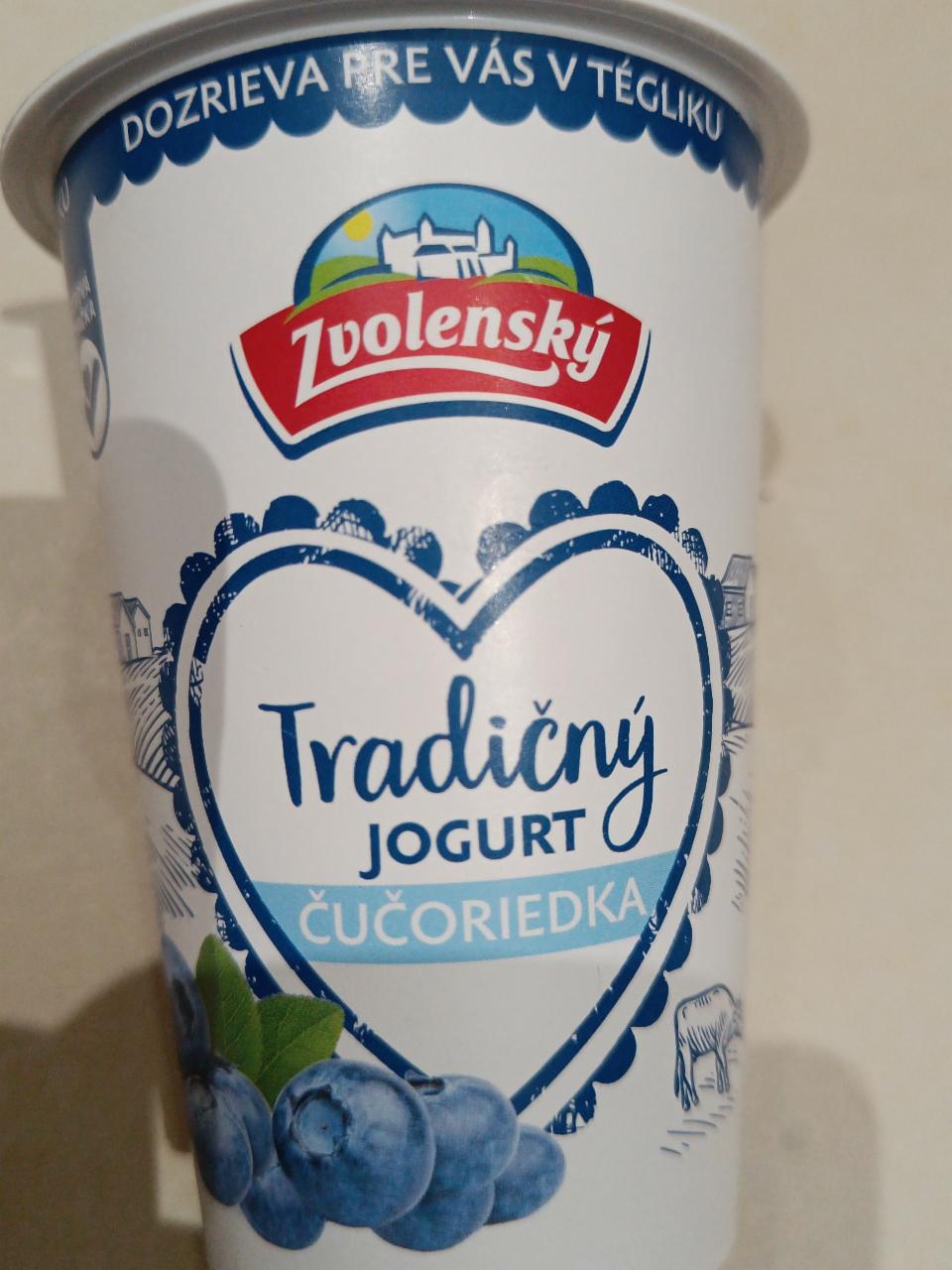 Fotografie - Zvolenský Tradičný jogurt čučoriedka