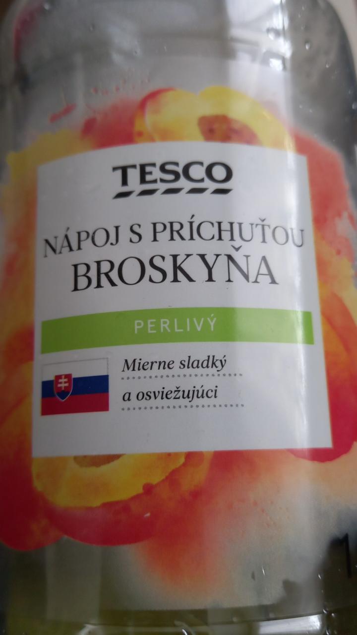 Fotografie - Nápoj s príchuťou broskyňa Tesco