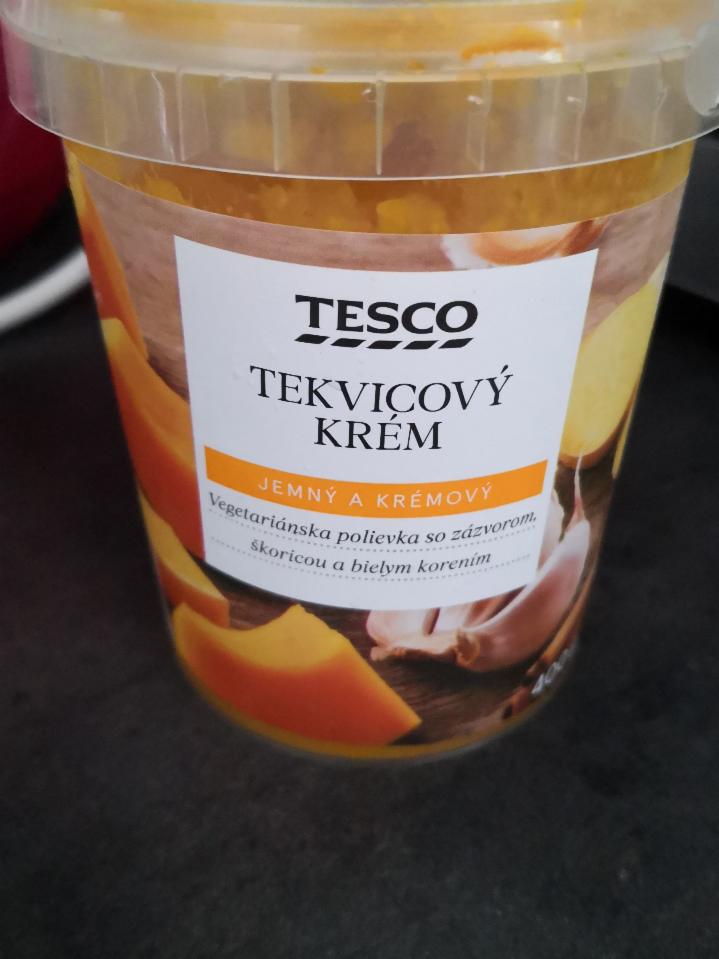 Fotografie - TESCO Tekvicový krém