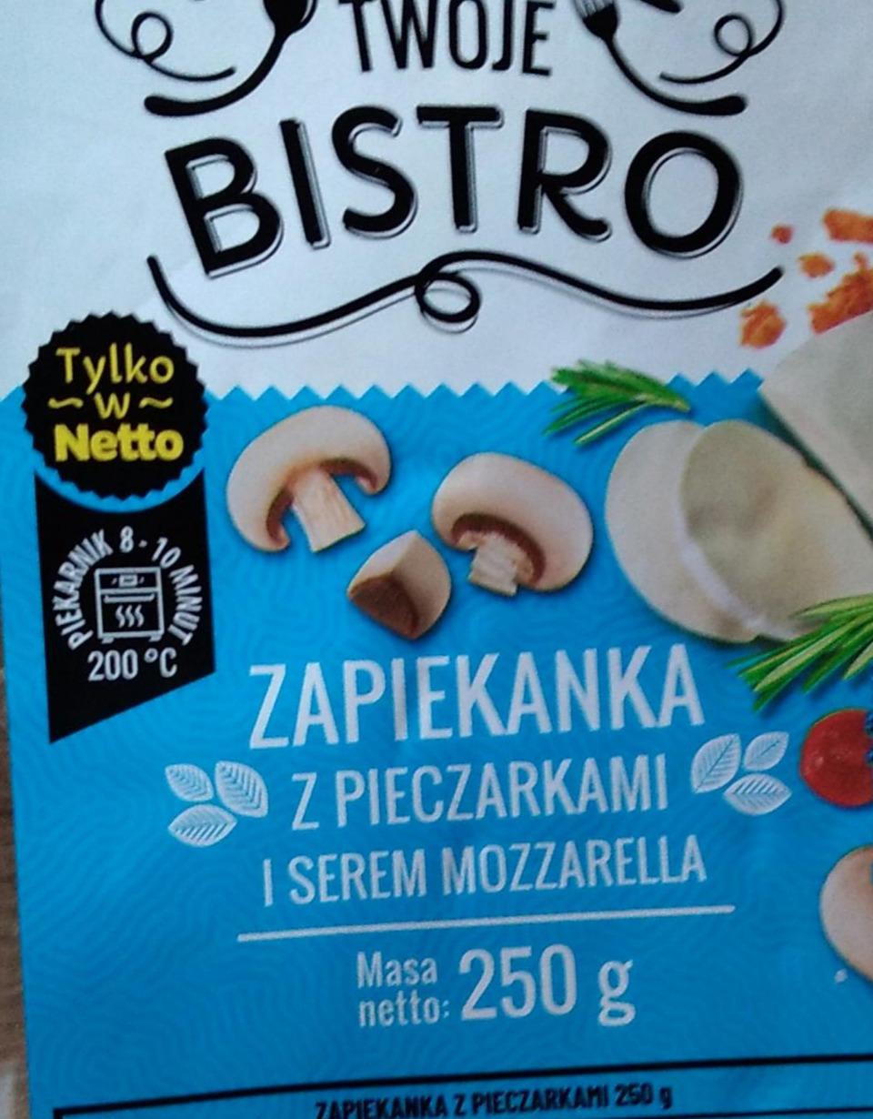 Fotografie - Zapiekanka z oieczarkami i serem mozzarella Twoje Bistro