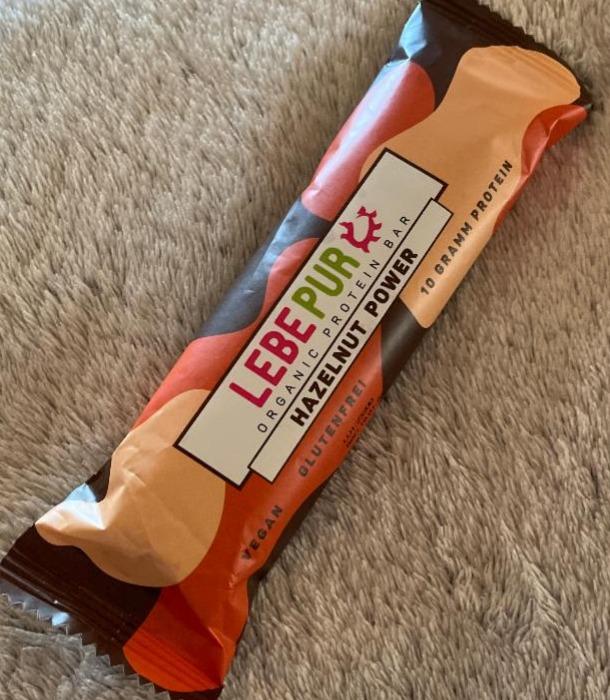 Fotografie - Organic Protein Bar Hazelnut Power Lebepur