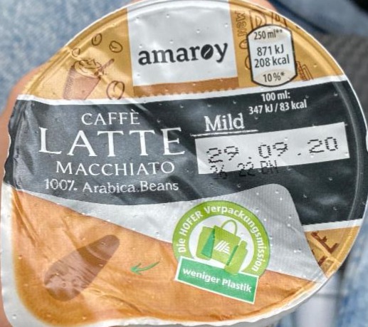 Fotografie - Caffe Latte Macchiato Mild Amaroy