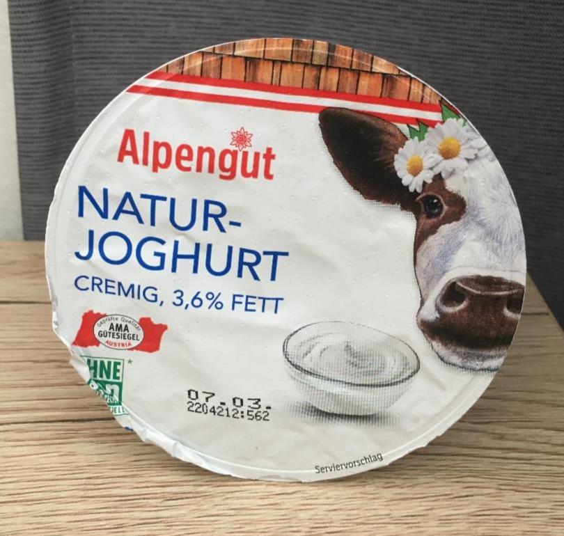 Fotografie - Natur-joghurt cremig 3,6% Alpengut