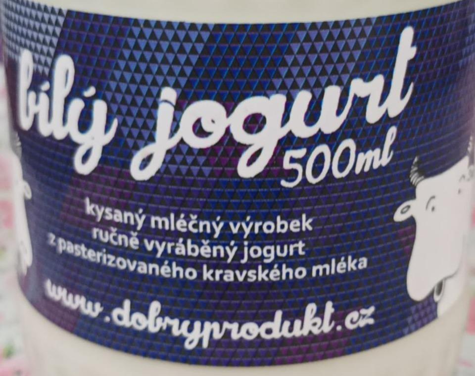 Fotografie - Bílý jogurt Dobrý produkt