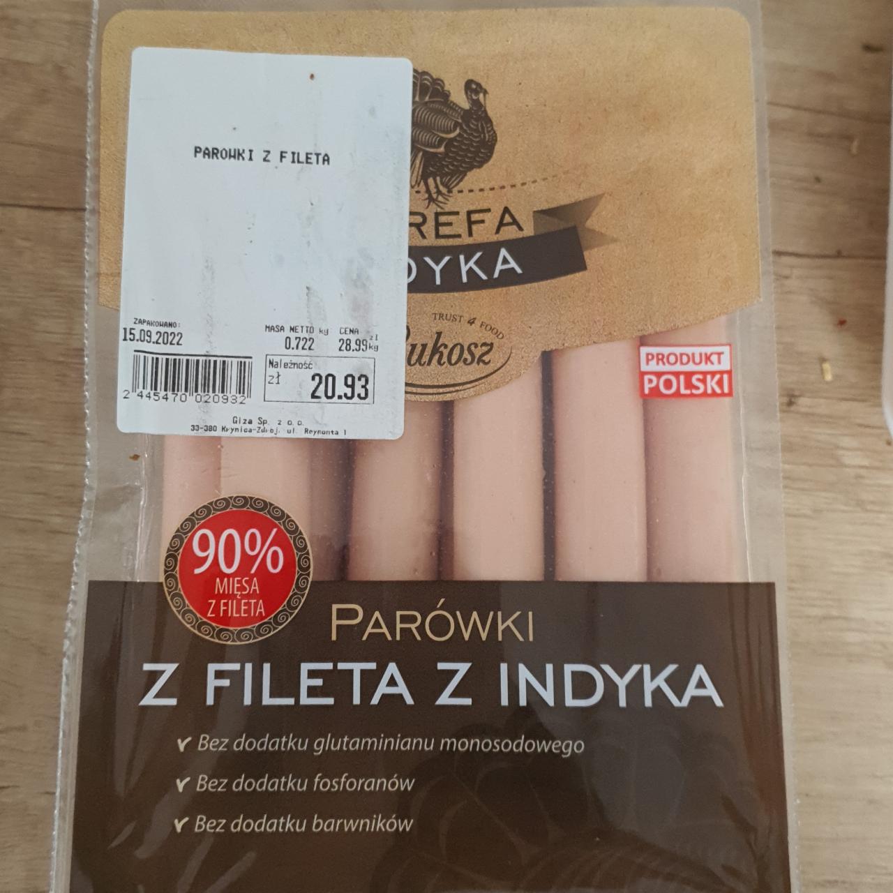 Fotografie - parowki z fileta z indyka Strefa Indyka