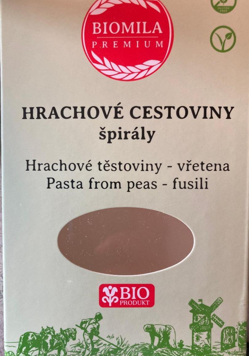 Fotografie - cestoviny hrachové špirály BIOMILA