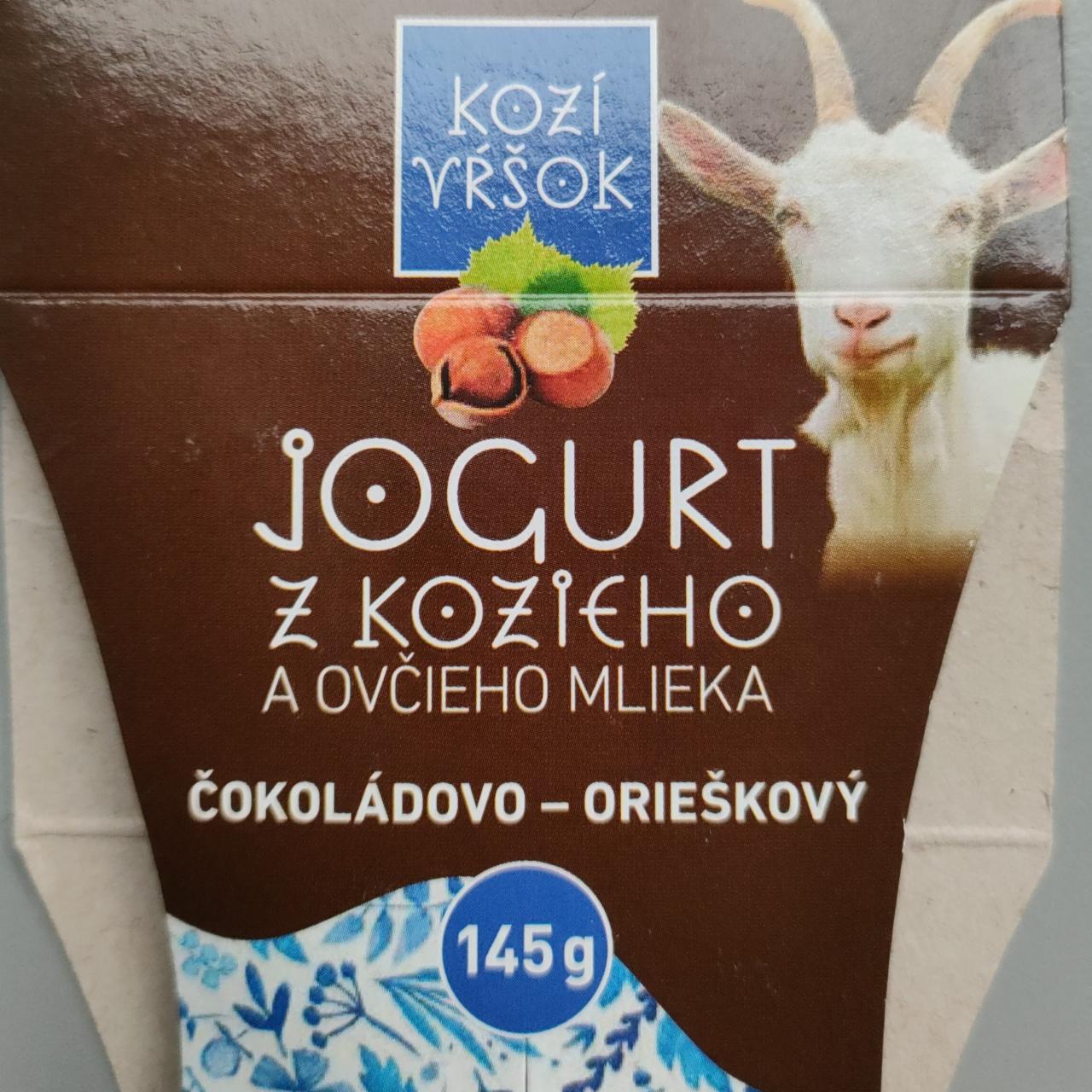 Fotografie - Jogurt z kozieho a ovčieho mlieka čokoládovo-orieškový Kozí Vŕšok