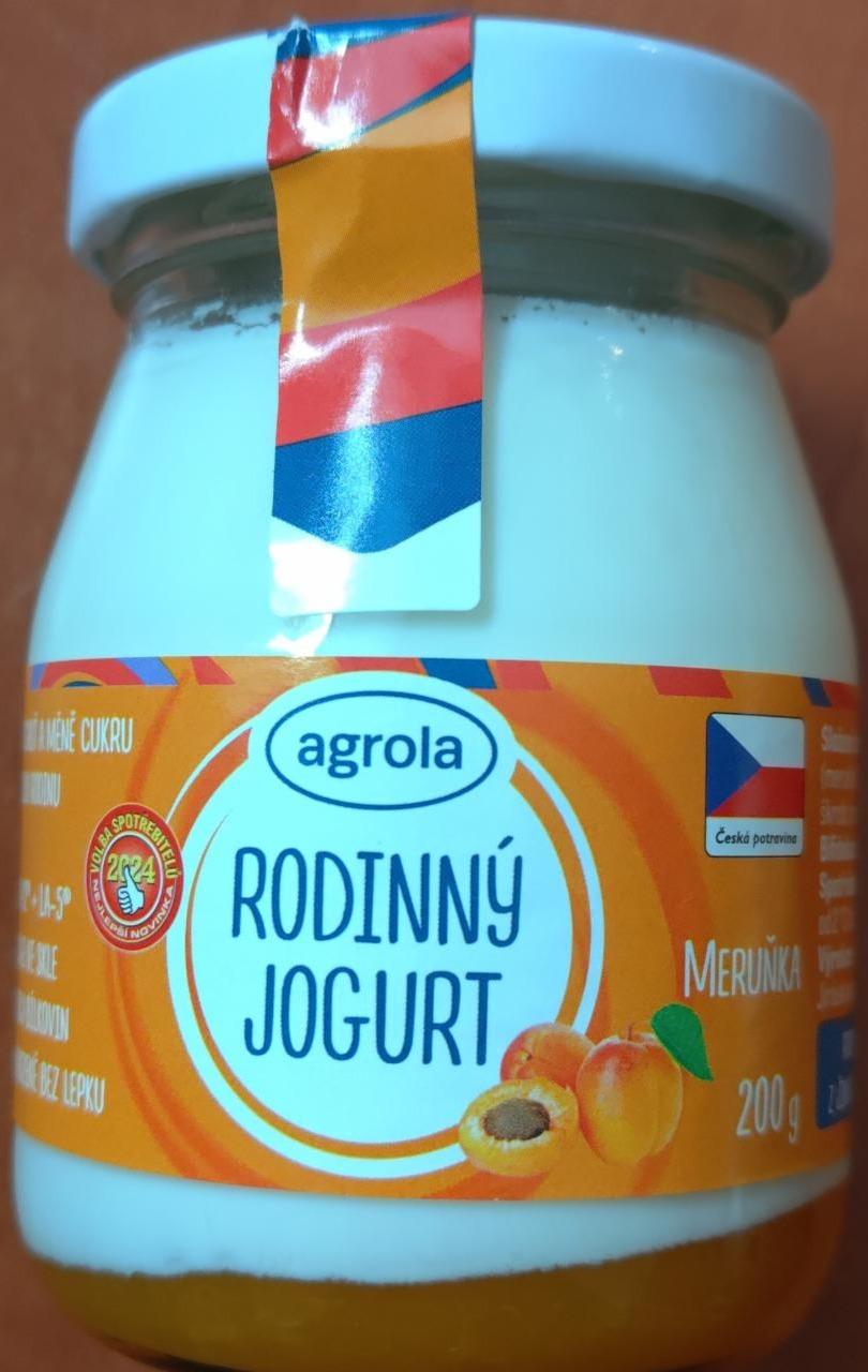 Fotografie - Rodinný jogurt meruňka Agrola