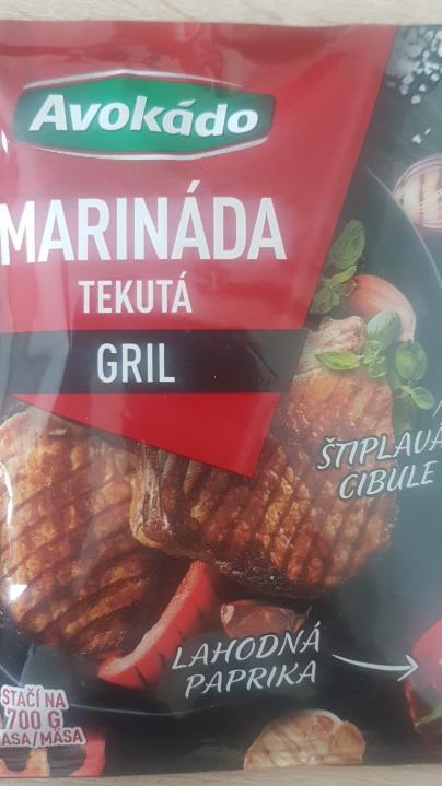 Fotografie - Marináda tekutá GRIL Avokádo