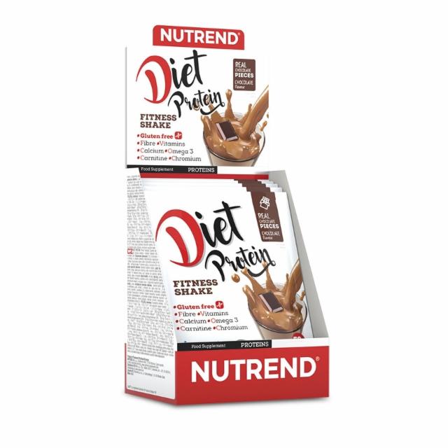 Fotografie - Diet protein fitness shake chocolate Nutrend