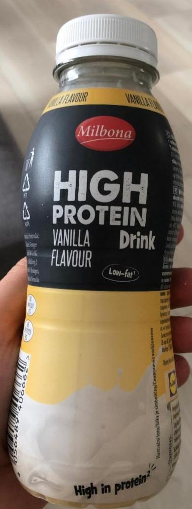 Fotografie - High protein drink vanille 35g Milbona