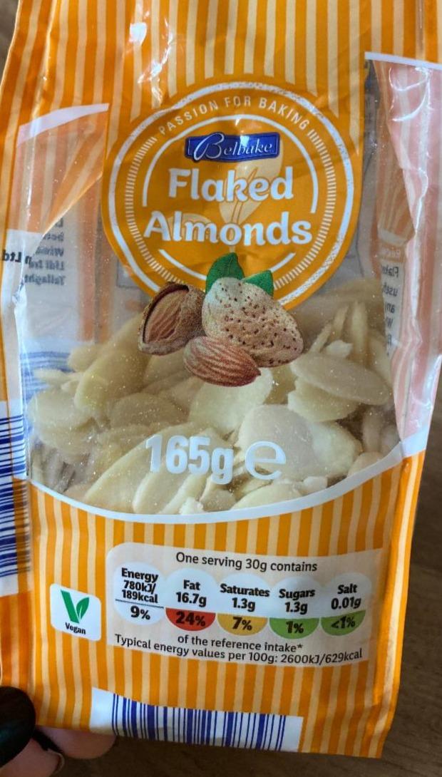 Fotografie - flaked almonds belbake