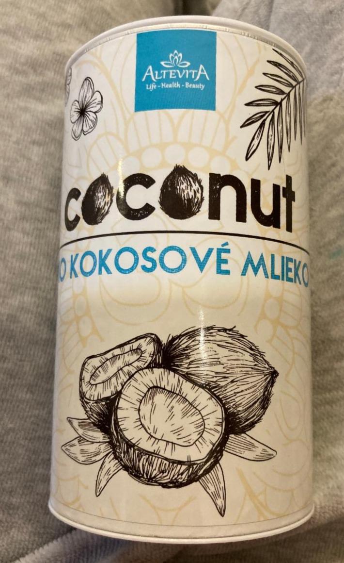 Fotografie - Coconut Bio kokosové mlieko Altevita