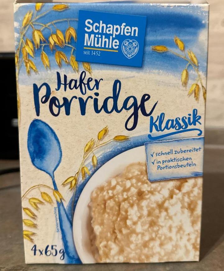 Fotografie - Hafer Porridge Klassik Schapfen Mühle