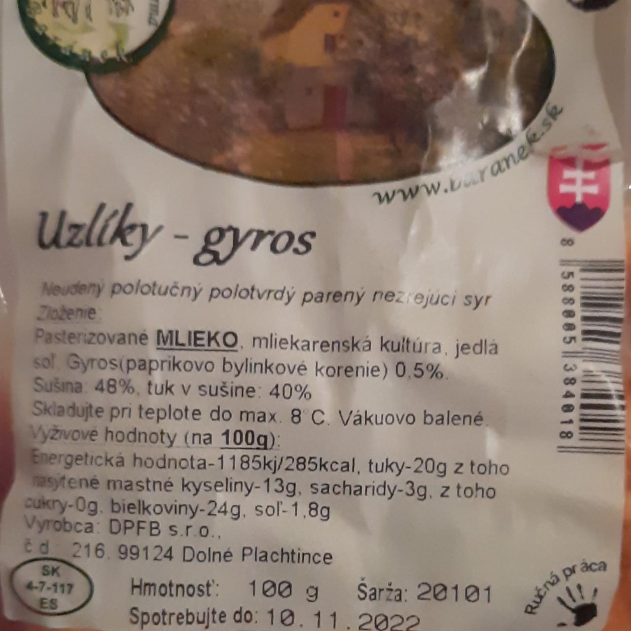 Fotografie - Uzlíky - gyros Baránek