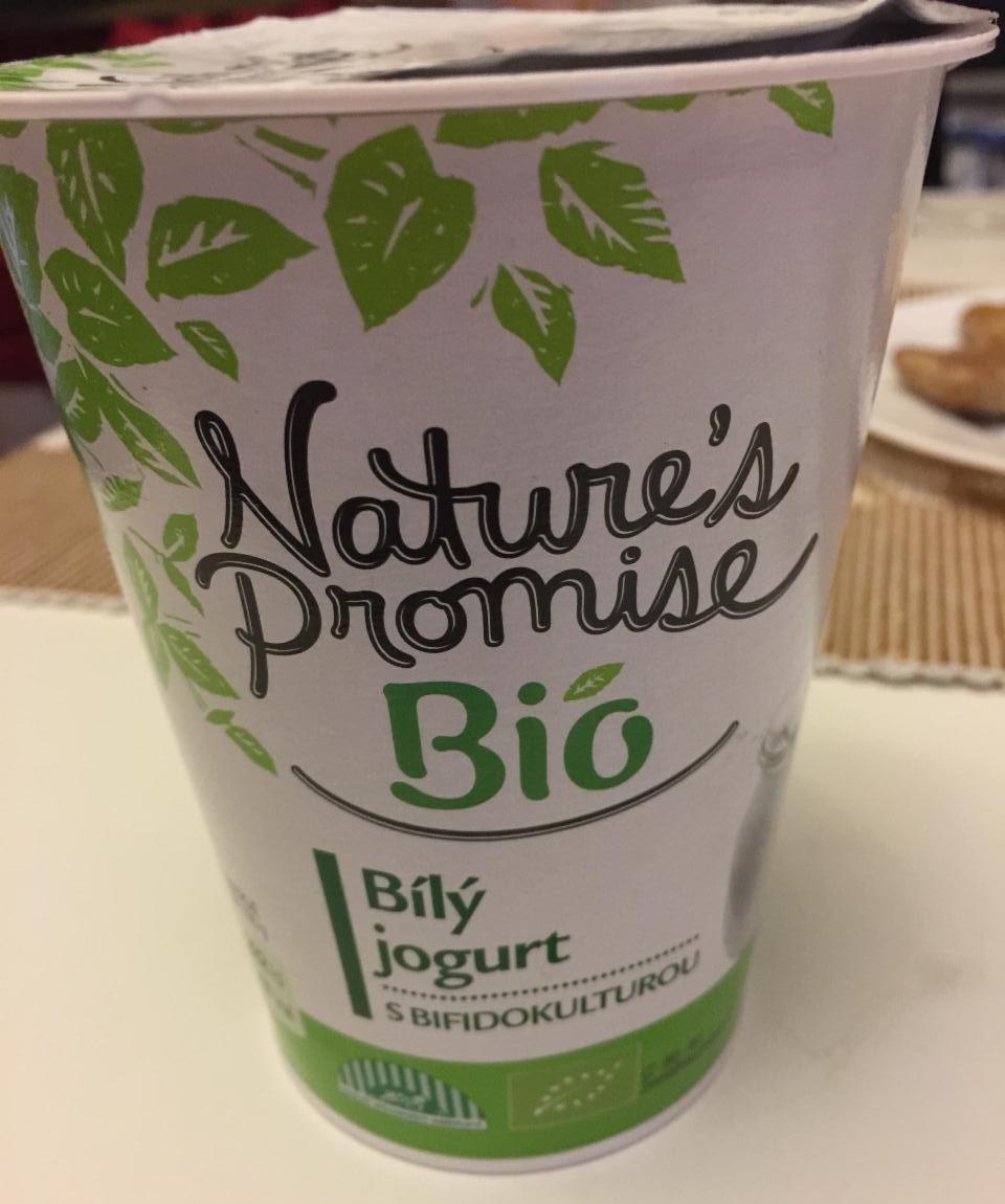Fotografie - Bio bílý jogurt s bifidokulturou Nature's Promise