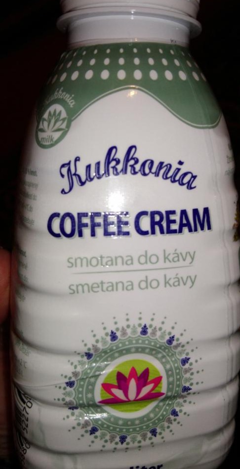 Fotografie - Coffee Cream smotana do kávy Kukkonia