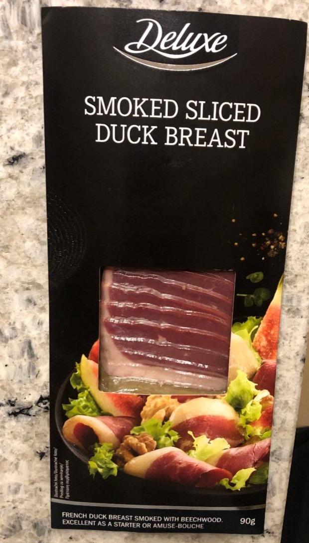 Fotografie - Smooked sliced duck breast Deluxe