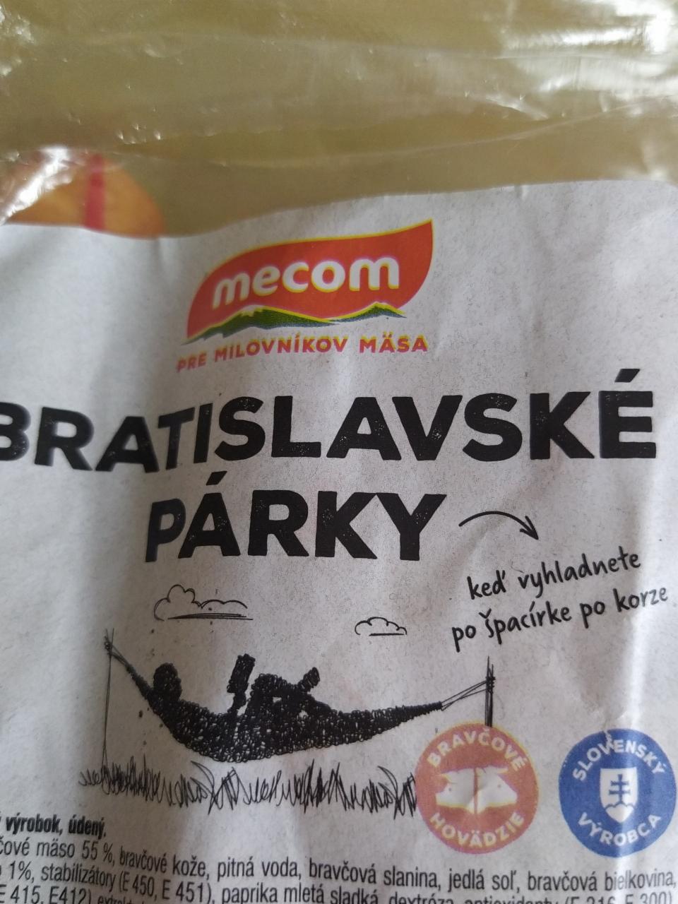 Fotografie - Bratislavské párky Mecom