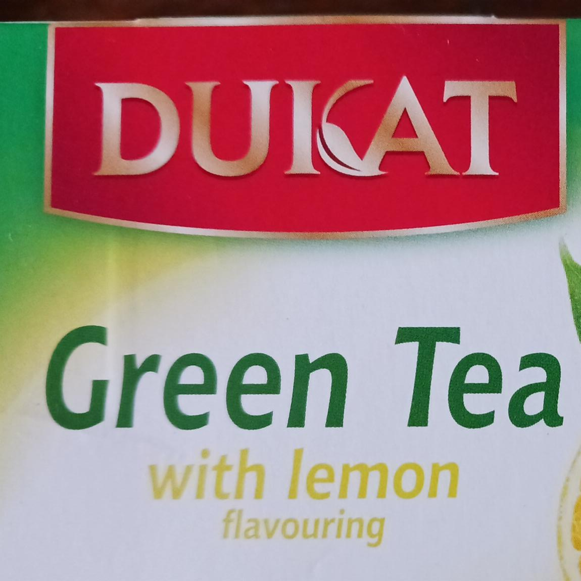 Fotografie - Zelený čaj s citrónom DUKAT