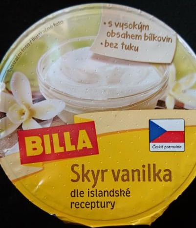 Fotografie - Skyr vanilka Billa