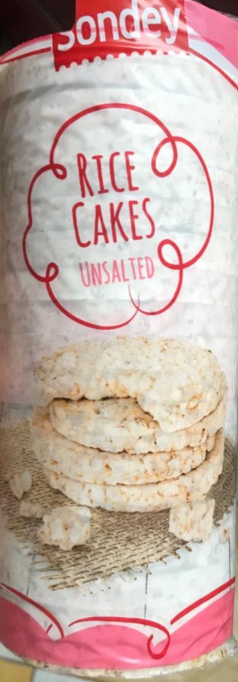 Fotografie - Rice Cakes Unsalted Sondey