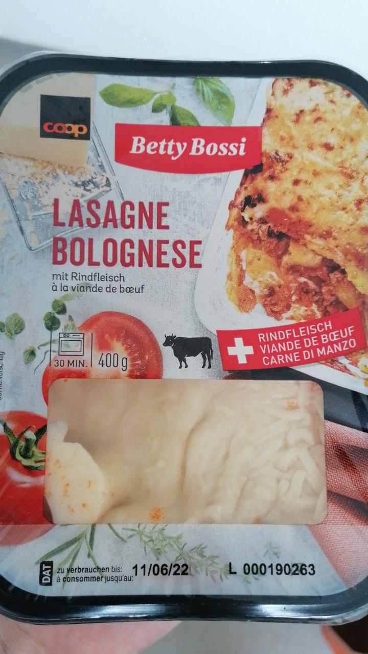 Fotografie - Lasagne Bolognese Betty Bossi