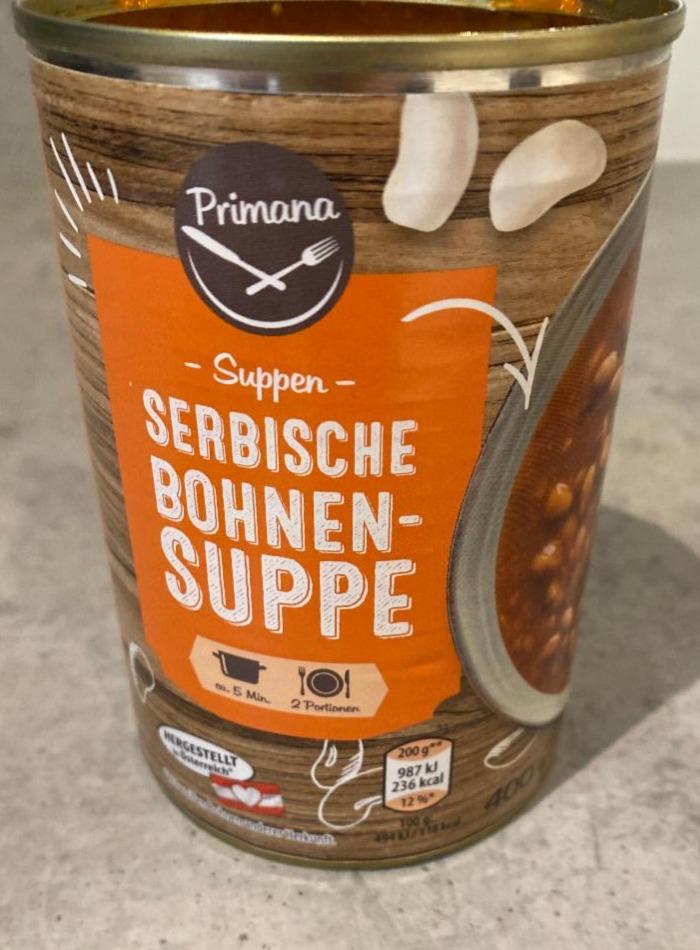 Fotografie - serbische bohnensuppe Primana