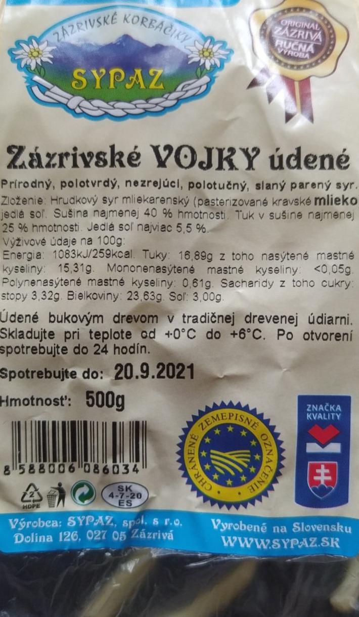 Fotografie - Zázrivské VOJKY údené SYPAZ Zázrivá