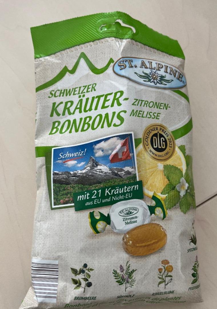 Fotografie - Schweizer Kräuter-Bonbons Zitronen-Melisse St.Alpine