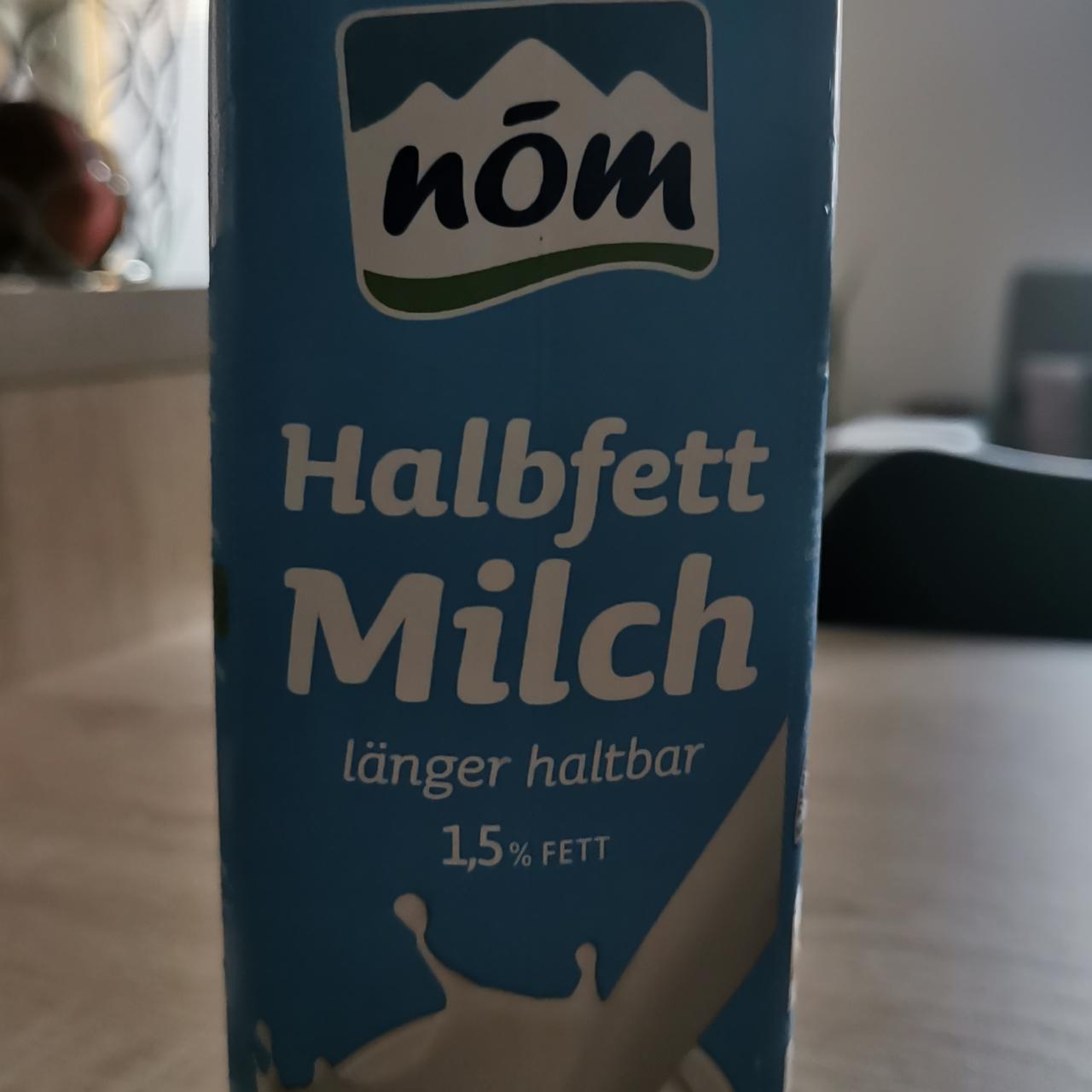 Fotografie - Nom Halbfett Milch 1,5%