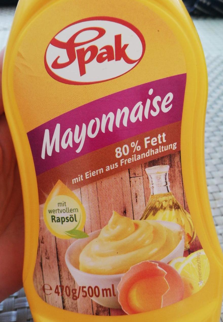 Fotografie - Mayonnaise 80% fett Spak