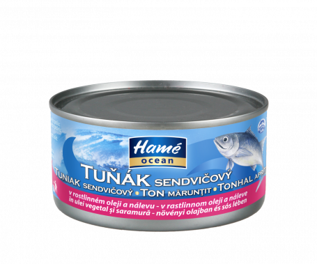 Fotografie - tuniak sendvičový v rastlinnom oleji a náleve Hamé