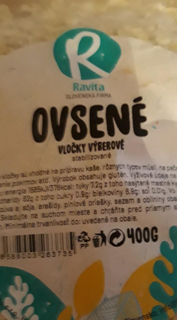 Fotografie - Ovsené vločky výberové Ravita