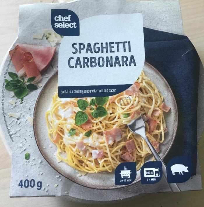 Fotografie - Spaghetti carbonara Chef Select