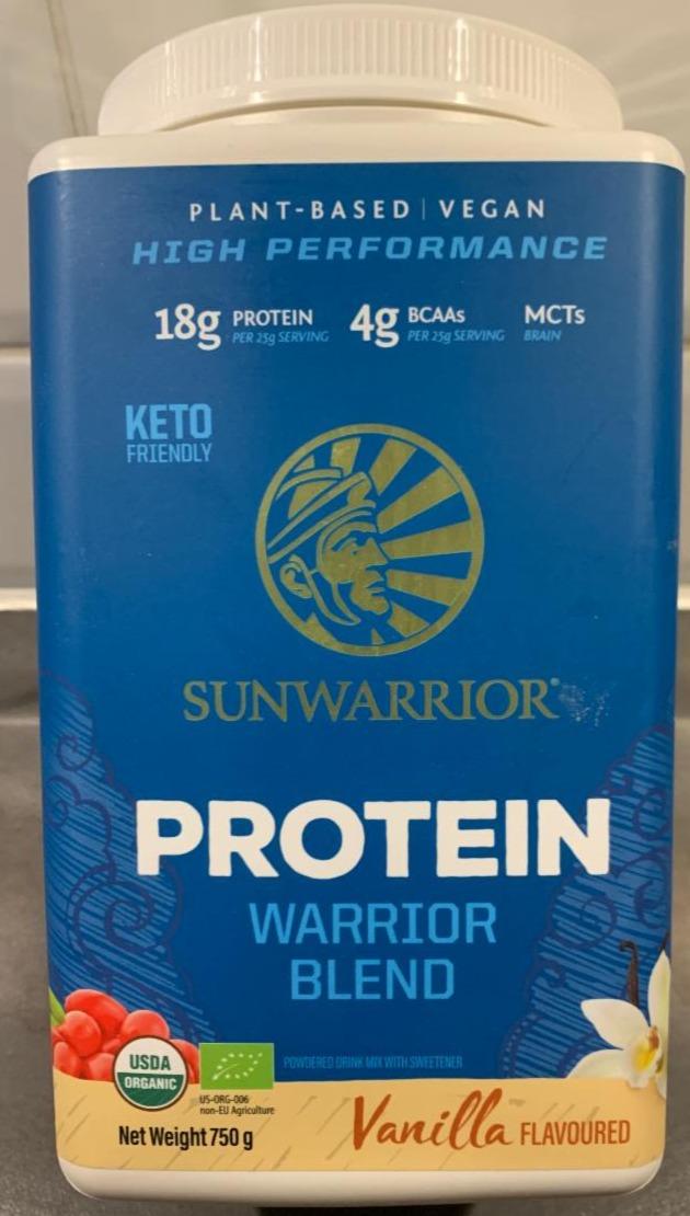 Fotografie - Protein Warrior Blend vanilla Sunwarior