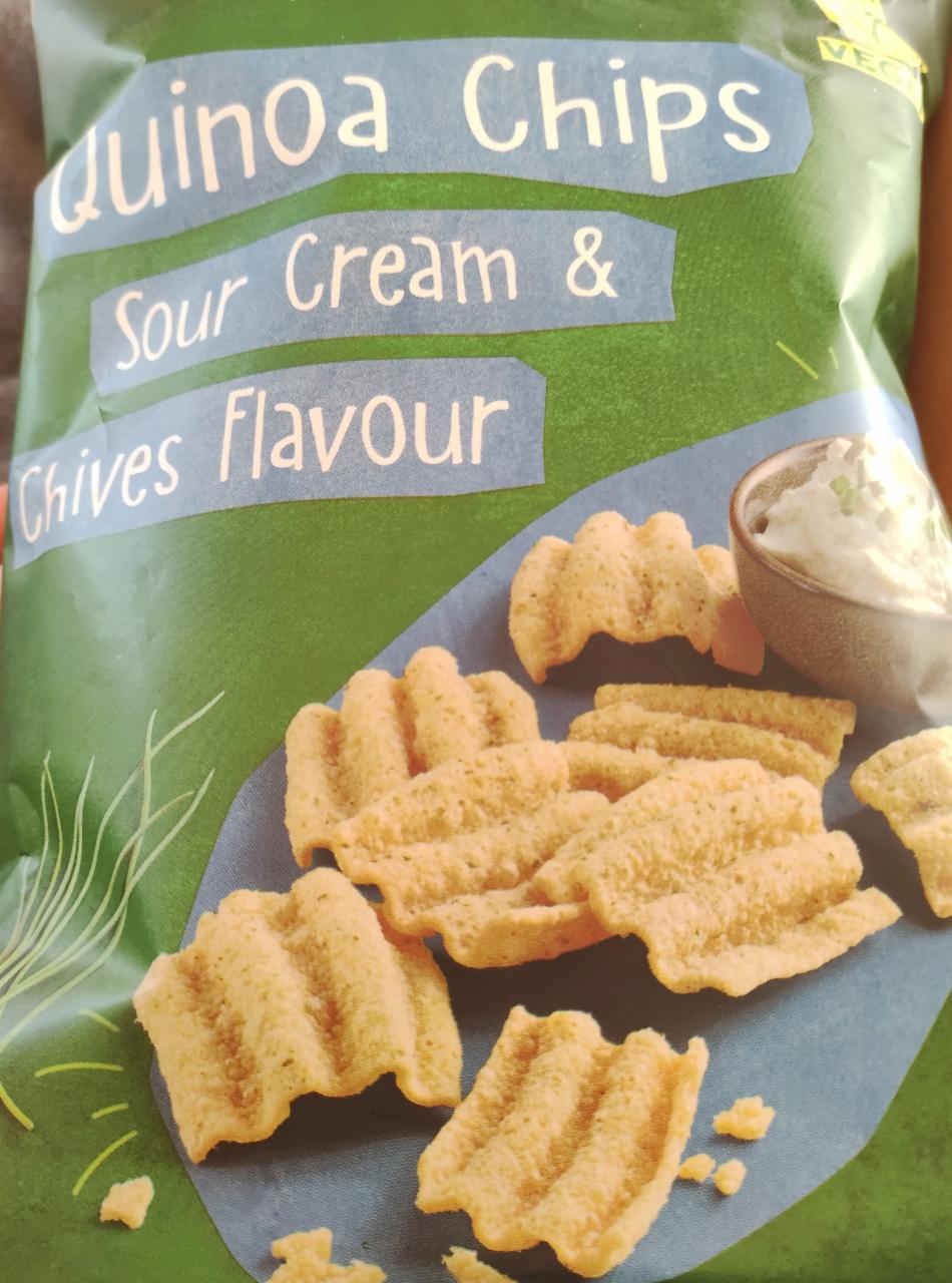 Fotografie - Quinoa chips Sour cream & Chives Flavour
