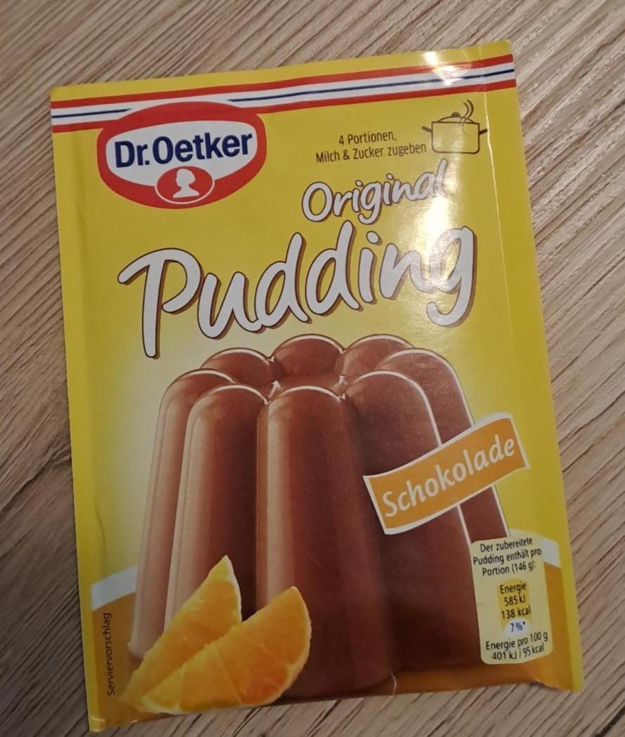 Fotografie - Original Pudding Schokolade Dr.Oetker
